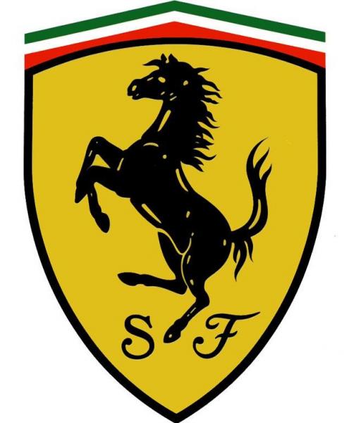 famous Ferrari symbol) may