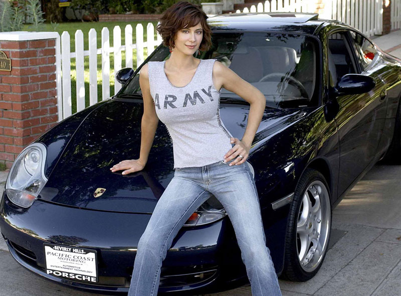 Catherine Bell star of JAG I met her at a Jaguar event she said she had