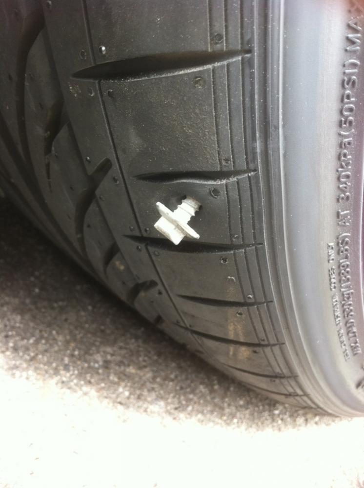 Nail in the tire, repair or replace? - Club Lexus Forums