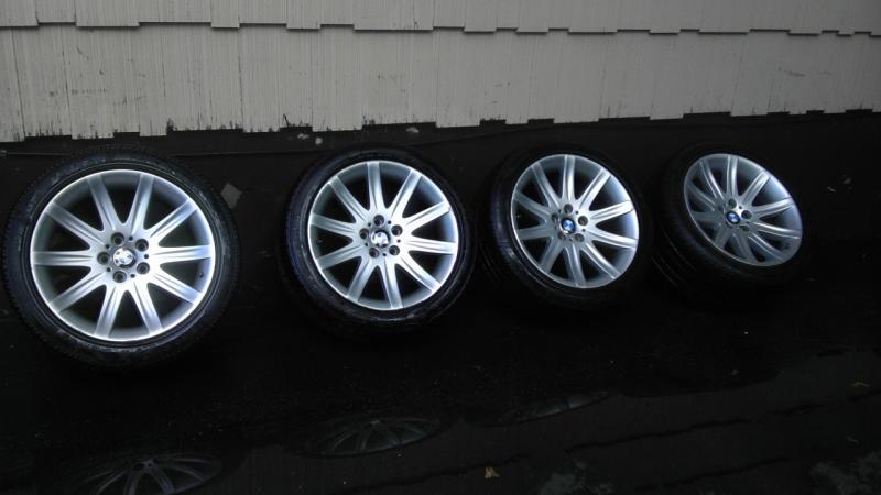 NJ 19' OEM BMW 745li 19x9 and 19x10 CONCAVE RIMS WITH ADAPTERS 5x114 to 