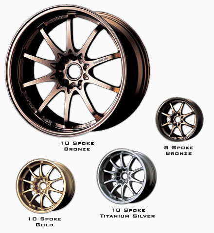 For a little extra you can order colors available on other Volk wheels