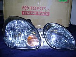 FS Oem Lexus car cover &amp; 01-05 passenger side green HID headlight-a.jpg