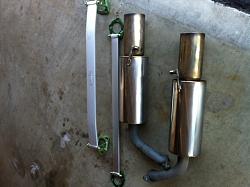 FS: HKS Exhaust &amp; TEIN F/R Strut bars-photo-1.jpg