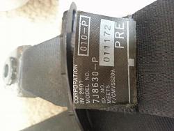 2001 gs front left and right black seat belts-20140405_141646.jpg