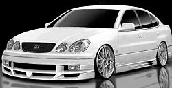 FS 4 piece Vizage poly-urathane body kit for 1998-2005 Lexus GS-gs300_gs430_vizage_full_4_-front-side.jpg