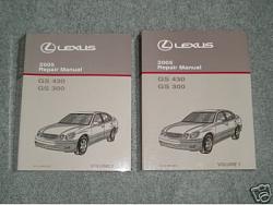 F/S Lexus Service Manuals Volumes 1 &amp; 2 for 2002, 2003 and 2004 GS300/430. Brand new-6e_1_b-1-.jpg