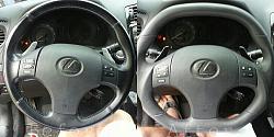 Flat bottom Flat top steering wheel by DCTMS Black stitching/perforated leather-465064_817007414636_1349718059_o.jpg