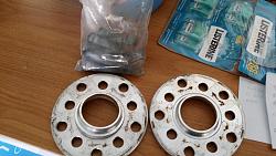 ichiba 10mm hubcentric spacer with H&amp;r 50mm studs-20140225_135805.jpg