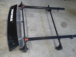 Yakama roof rack with fairing and 2 fork mounts 0-20140910_171735.jpg