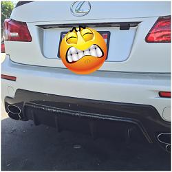 ISF Tom's front lip and rear diffuser for sale-image.jpg