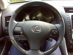 FS:OEM 2008 GS Leather/Wood Steering Whl 5 OBO - Light Gray Wood / Black REDUCED!-steering-wheel.jpg