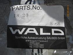 FS: Aimgain 06/07 front lip (fresh Onyx Black paint) /New Wald 06/07 sides/ VIP table-img_2456.jpg