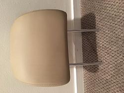 Oem headrest front r or l tan leather-img_6455.jpg