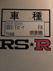 FS: RSR down spring [Bay Area CA]-image-2403268049.jpg