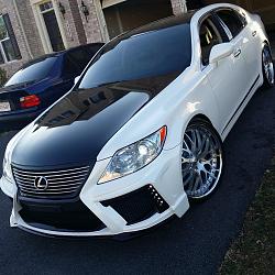 Jimmy's LS460 Build- Blackpearl front kit-lexlowered.jpg