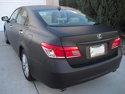 Matte black vinyl wrap of Lexus ES 350-cimg0586.jpg