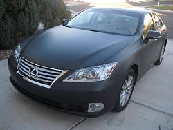 Matte black vinyl wrap of Lexus ES 350-cimg0588.jpg