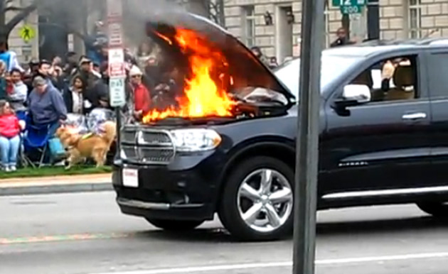 Dodge Durango Catches Fire During DC Parade ClubLexus Lexus Forum