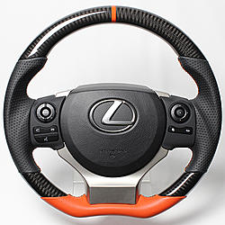 JDM Real Carbon Steering Wheel-orange-carbon.jpg