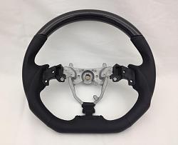 Magnussen Lexus - IS250/350/F Black Carbon Fiber Top Sport Bottom Steering Wheel-photo-1.jpg