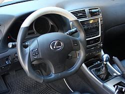 DCTMS silver carbon steering wheels for IS-F-silver-isd-installed_01.jpg