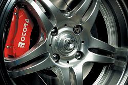 ** New Product Release ** Rotora 4-Piston Big Brake kit ** Fits GS3/4/430 and IS300 *-rotora-caliper-on-wheel.jpg