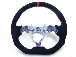 Alcantara steering wheel wrap by DCTMS-lexus-is-alcantara-wrap-finished.jpg