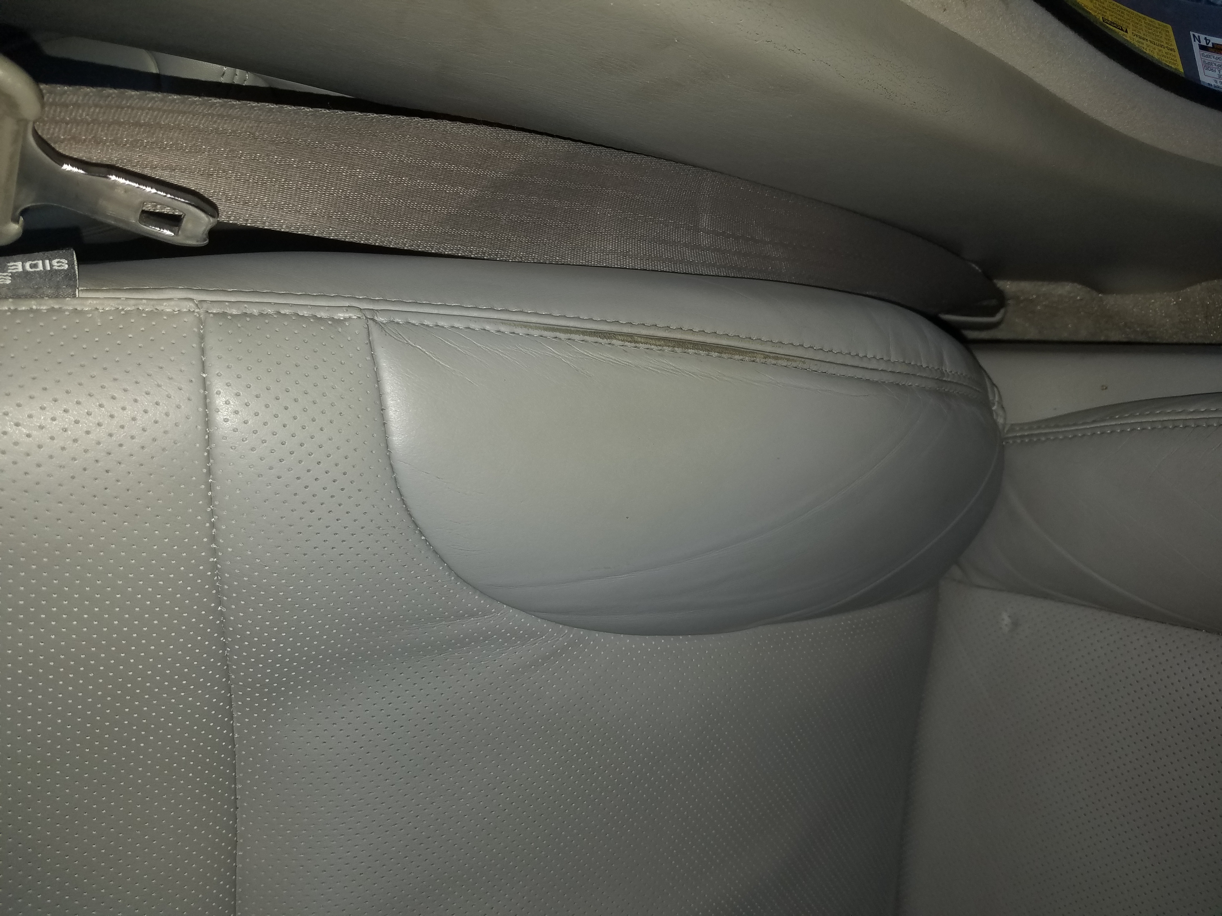 Remove ink/yellowing on seat - ClubLexus - Lexus Forum Discussion