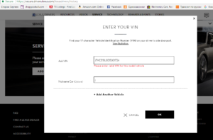 drivers.lexus.com service records-vin.png