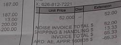 1997 Short ram Injen Intake w/ Heat shield-invoice.jpg