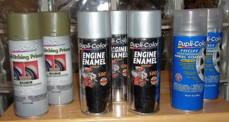 PA Dupli-Color Clear Coat, Self-Etching Primer & High Heat Engine