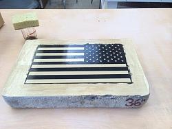  Rives BFK American Flag Limestone Lithograph Jasper Johns Homage-process_2.jpg