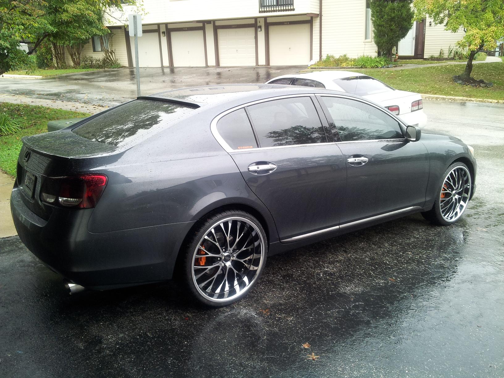 2008 lexus gs 350 on 22.