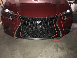 2016 Lexus GS350 F Sport Radiotor Grill Removal-img_0477.jpg