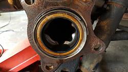 GX470 Rear Bearing, Brake, Caliper, Drilled Rotors, Backup Camera from GS350-20160724_124336.jpg
