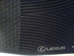 POS Lexus All Weather Floor Mats-dsc00304.jpg