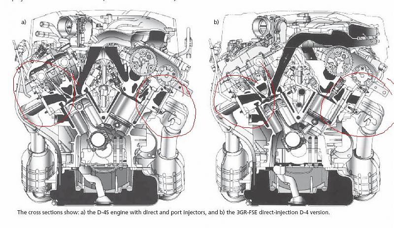 Part no. differences for IS300 IS250 IS350 engines - ClubLexus - Lexus