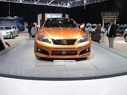Need a picture - Cleveland Auto Show - Twin Turbo Lexus-isffront.jpg