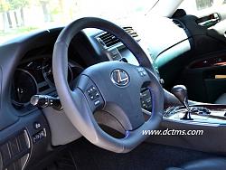 Sportive flat bottom all leather steering wheel for IS Gen II models-is-x50-leather-blue-stitching_cl.jpg