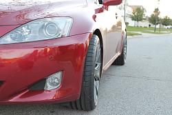 8.5 &quot; wide wheel in the front of my 2008 IS350, Will I need a spacer?-img_2103.jpeg