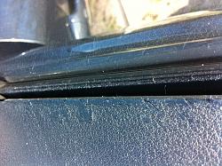 My used Lexus IS250 has a soft, sticky dash that scratches and mars easily.-img_0893.jpg