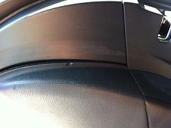 My used Lexus IS250 has a soft, sticky dash that scratches and mars easily.-img_0895.jpg