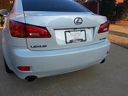 Changed the look of my new Lexus.... thoughts?-20140309_184310.jpg