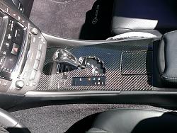 2012 IS 350C Carbon Fiber Interior Trim - Project Complete-center-02-s.jpg