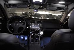 Sportive flat bottom all leather steering wheel for IS Gen II models-interior-shot.jpg