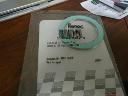 Which exhaust gasket is the toward the front of car, biginning of pipe?-flange-gasket.jpg