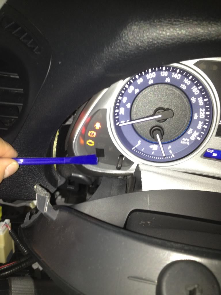 lexus is 250 instrument cluster removal