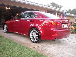 Some quick pics of my new 2007 Matador Red IS350-new-car004.jpg