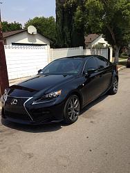 My IS 250FSPORT black on red with tinted windows-image.jpg