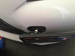 Front License Plate, unsightly relocation hole... Large pics, sorry...-img_4668.jpg
